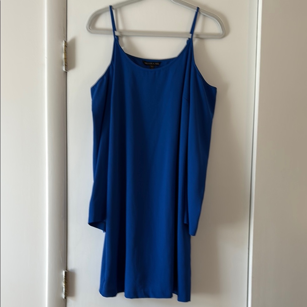 Felicity and Coco Crepe Shift Dress with shoulder cutouts